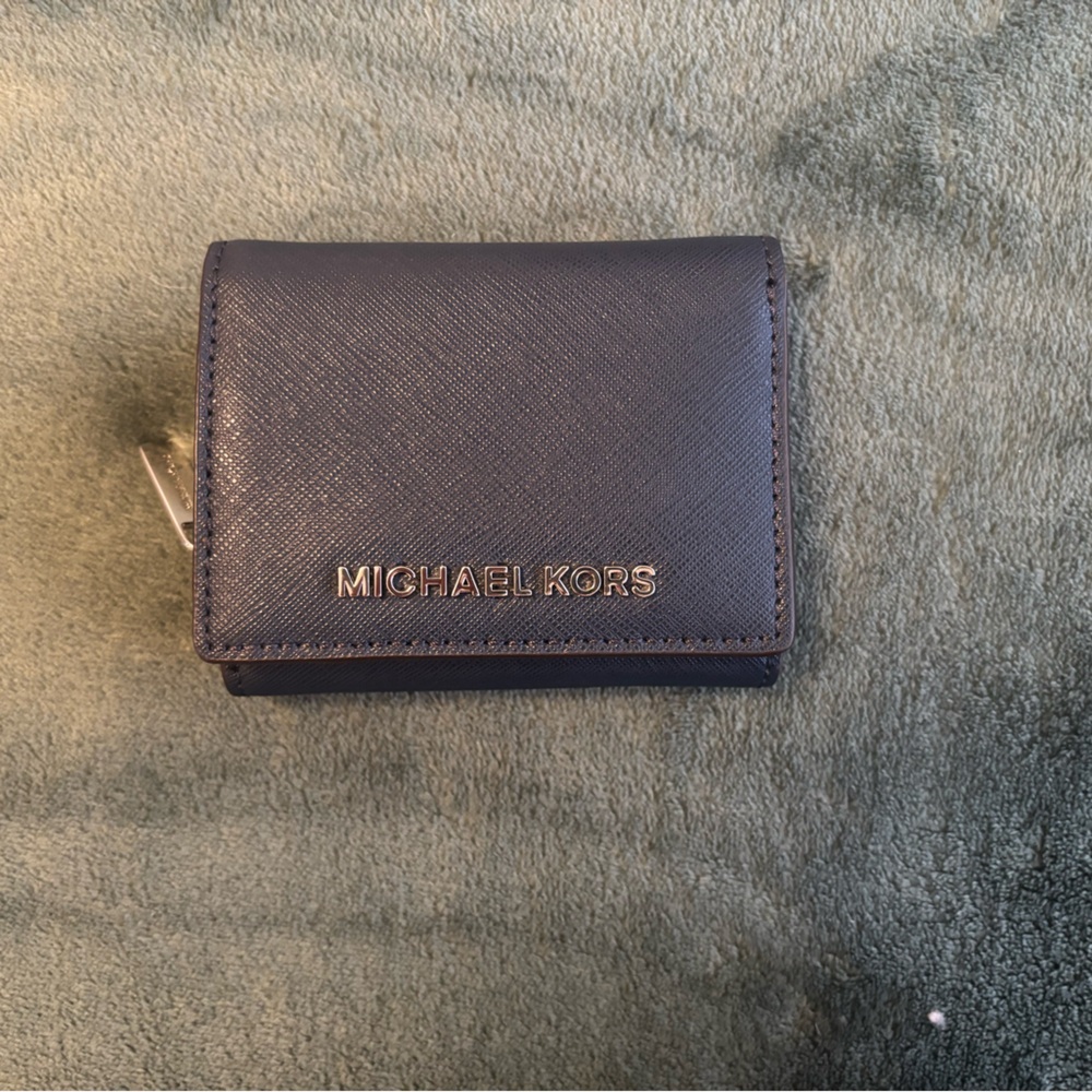 Michael Kors Navy Card Holder